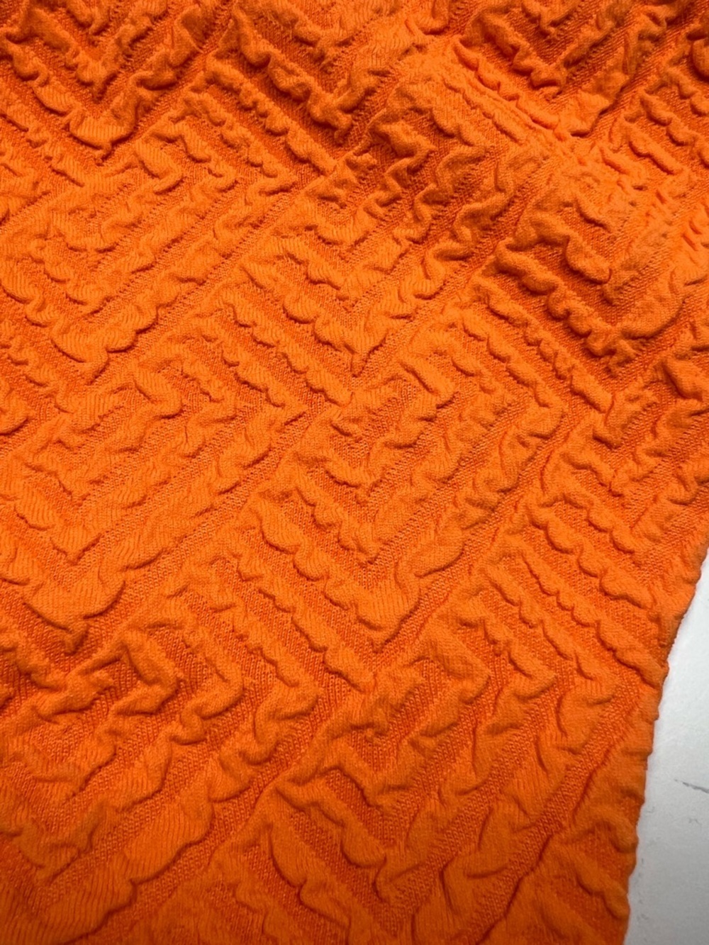 NWT It’s Now Cool FP Movement Orange Textured Bikini Bottom W Leopard Strap XS - Picture 7 of 7